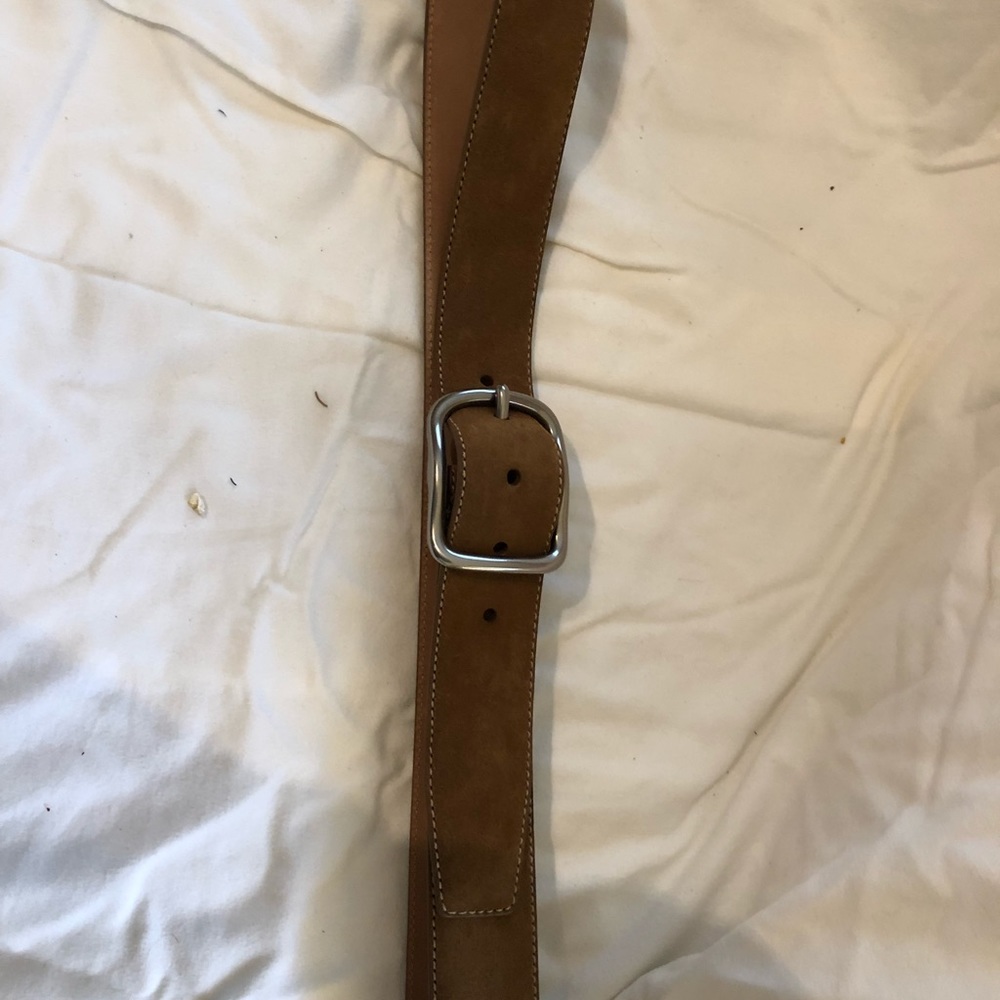 Coach leather belt unisex
